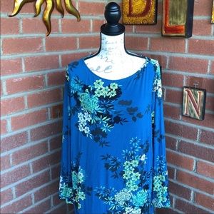 Beautiful floral J. Jill Dress with long sleeves